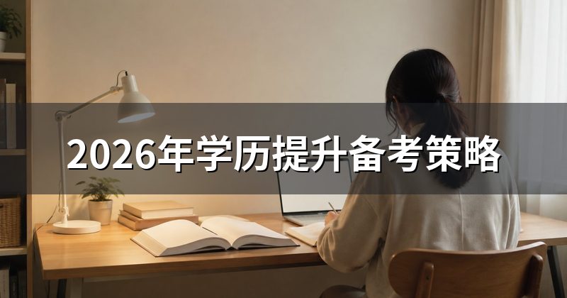 2026年学历提升备考策略