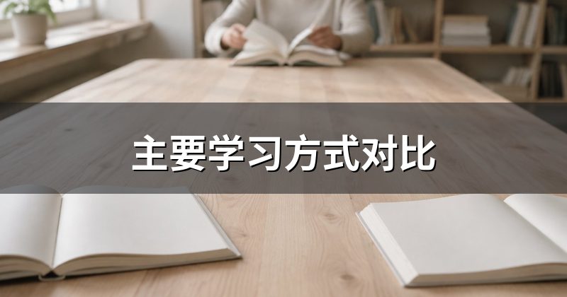 主要学习方式对比