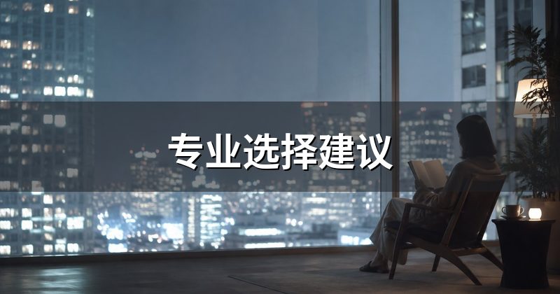 专业选择建议