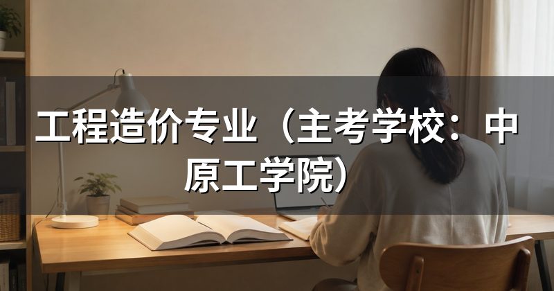 工程造价专业(主考学校:中原工学院)