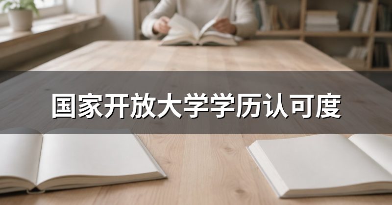国家开放大学学历认可度