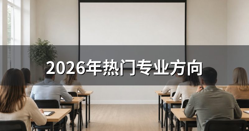 2026年热门专业方向