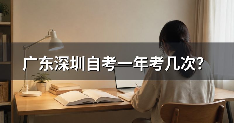 广东深圳自考一年考几次?
