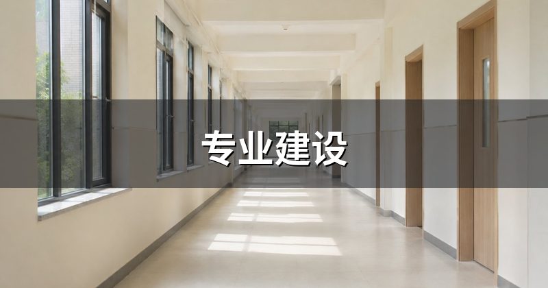 专业建设