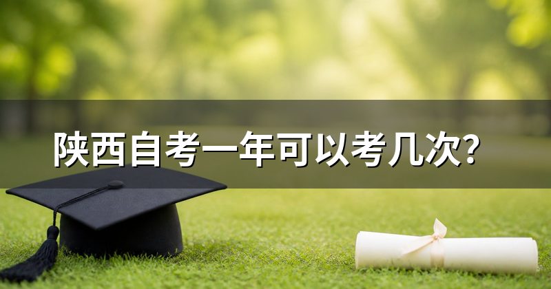 陕西自考一年可以考几次？