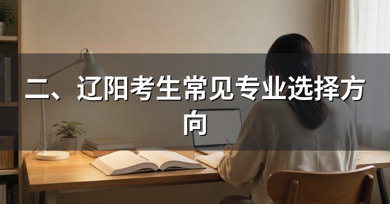 二、辽阳考生常见专业选择方向