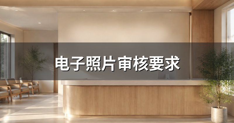 电子照片审核要求