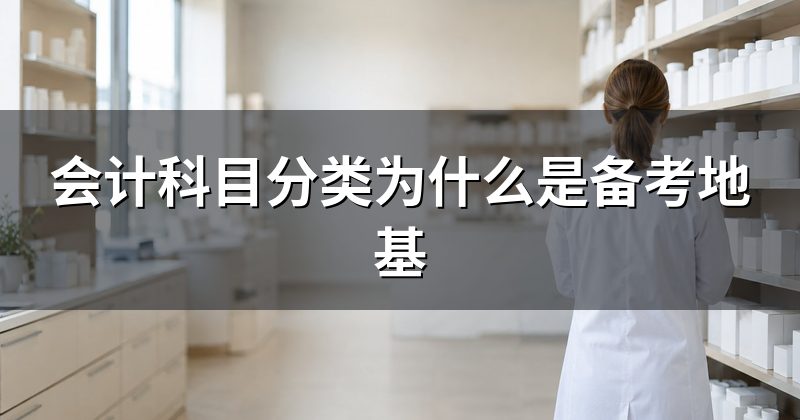 会计科目分类为什么是备考地基