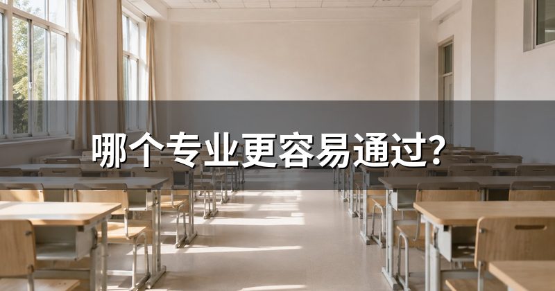 哪个专业更容易通过？