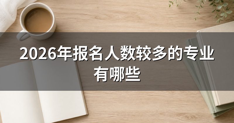 2026年报名人数较多的专业有哪些