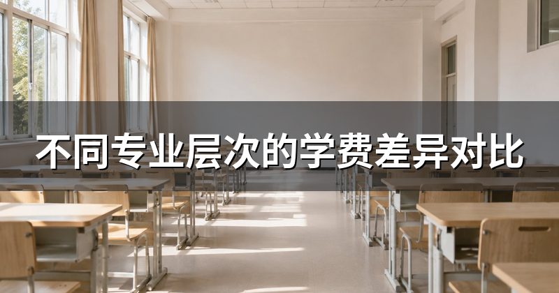 不同专业层次的学费差异对比