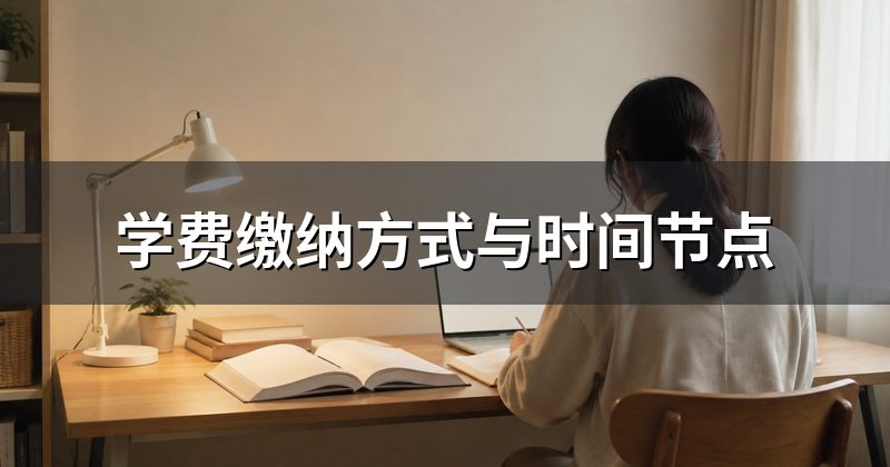 学费缴纳方式与时间节点