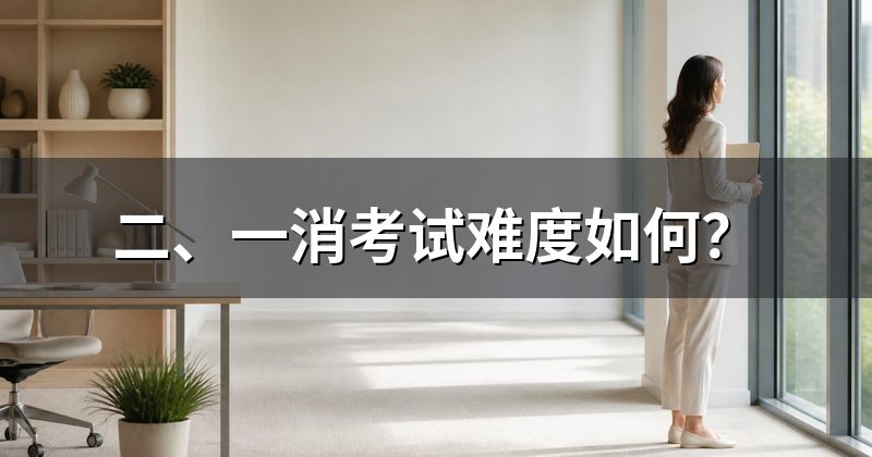 二、一消考试难度如何?