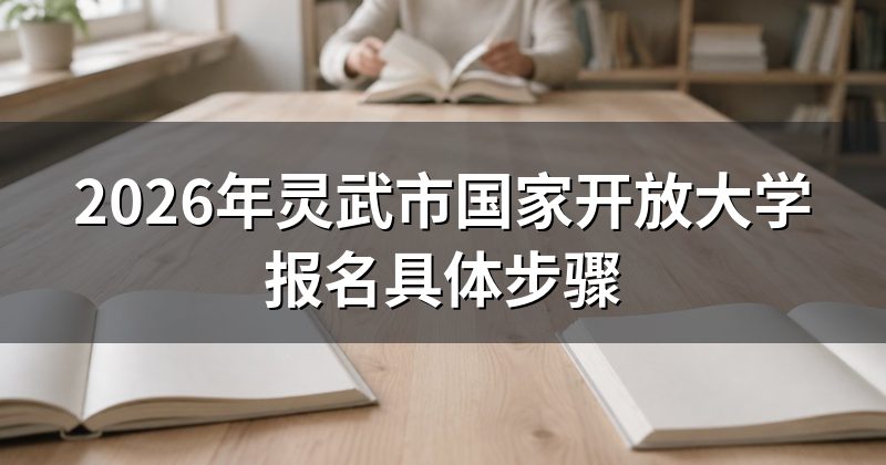 2026年灵武市国家开放大学报名具体步骤