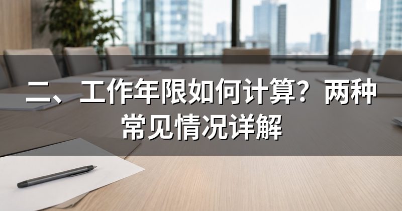 二、工作年限如何计算?两种常见情况详解