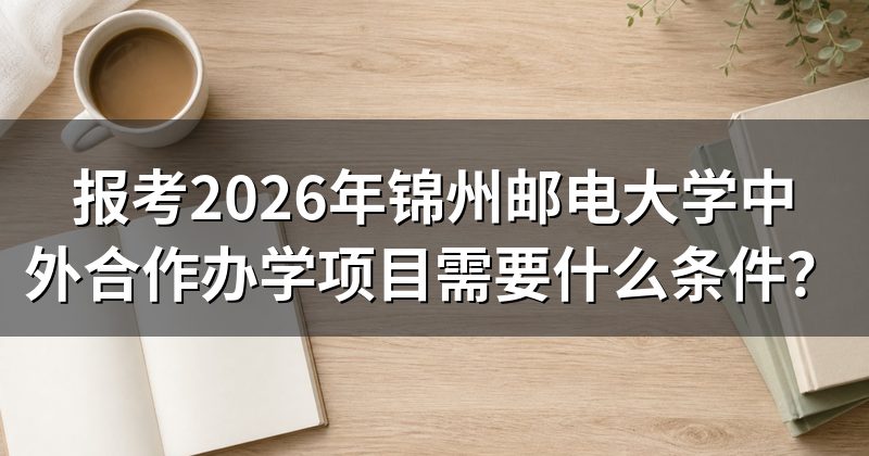 报考2026年锦州邮电大学中外合作办学项目需要什么条件?