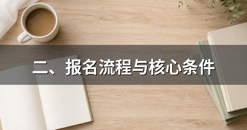 二、报名流程与核心条件