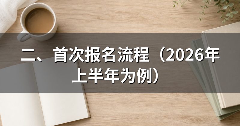 二、首次报名流程(2026年上半年为例)
