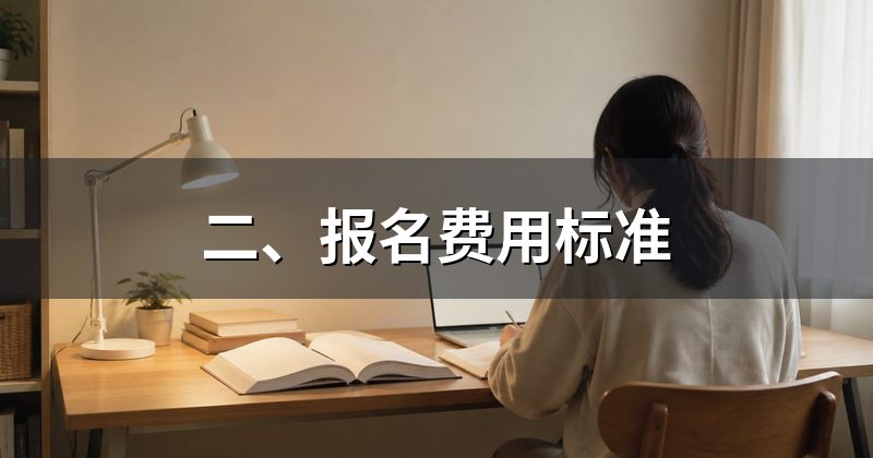 二、报名费用标准