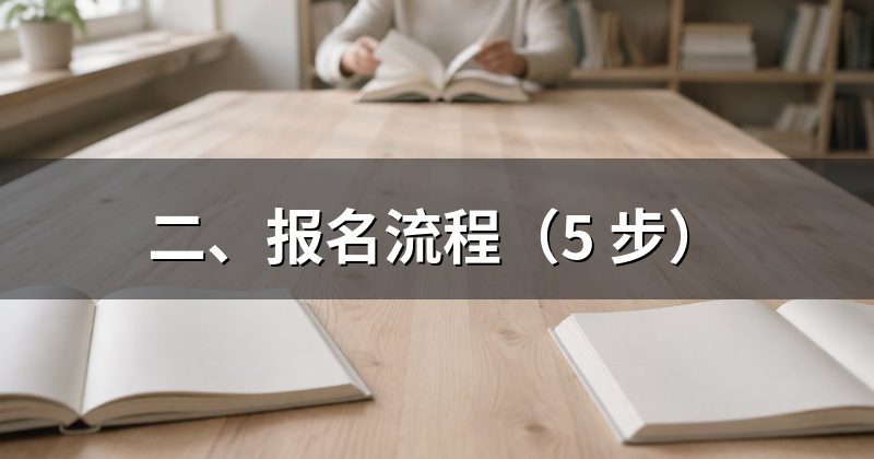 二、报名流程(5 步)