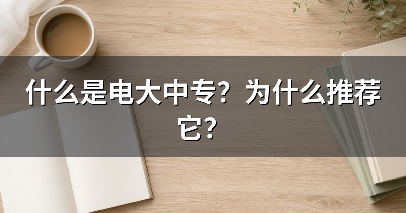 什么是电大中专?为什么推荐它?