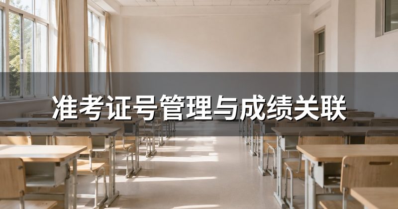 准考证号管理与成绩关联