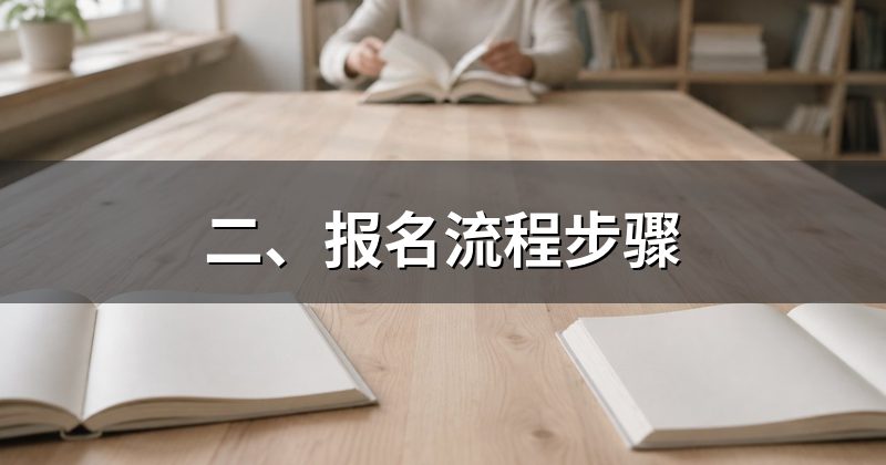 二、报名流程步骤