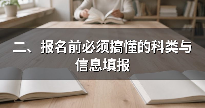 二、报名前必须搞懂的科类与信息填报