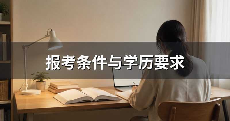 报考条件与学历要求