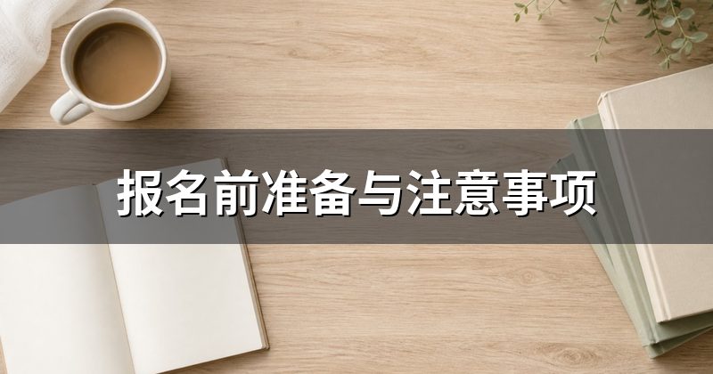 报名前准备与注意事项