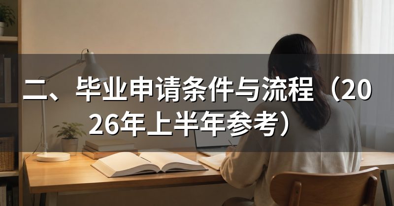 二、毕业申请条件与流程(2026年上半年参考)