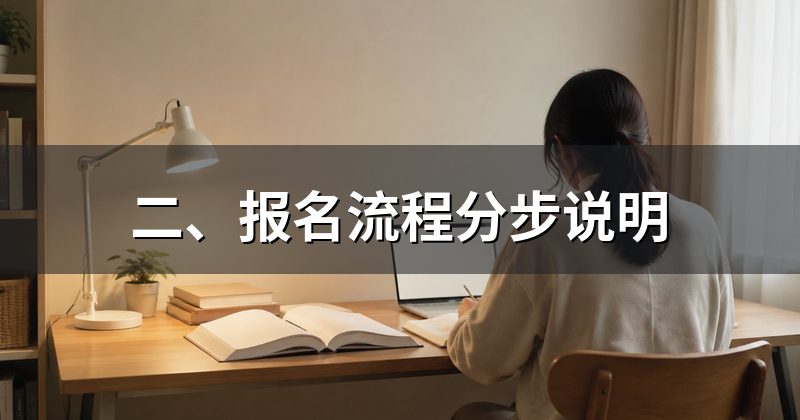 二、报名流程分步说明