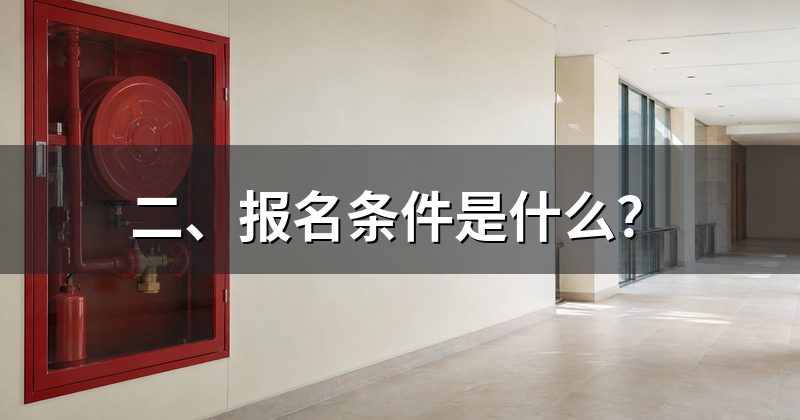 二、报名条件是什么?