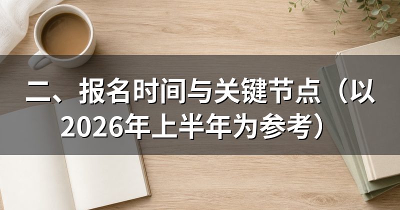 二、报名时间与关键节点(以2026年上半年为参考)
