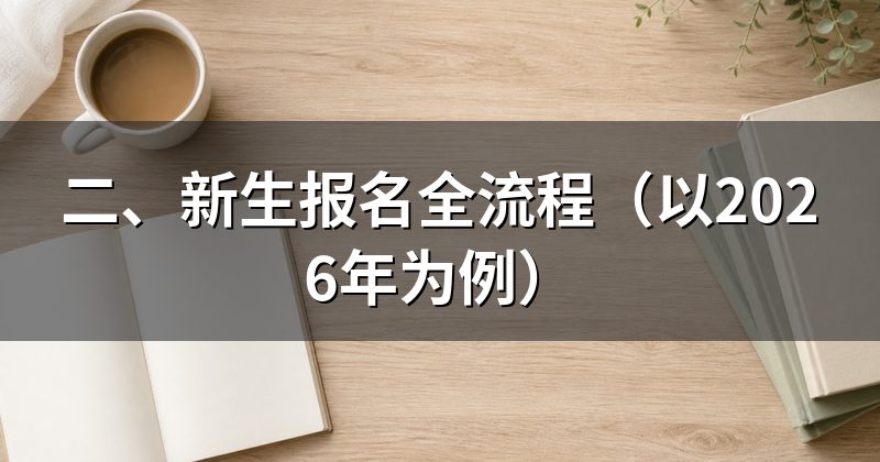 二、新生报名全流程(以2026年为例)