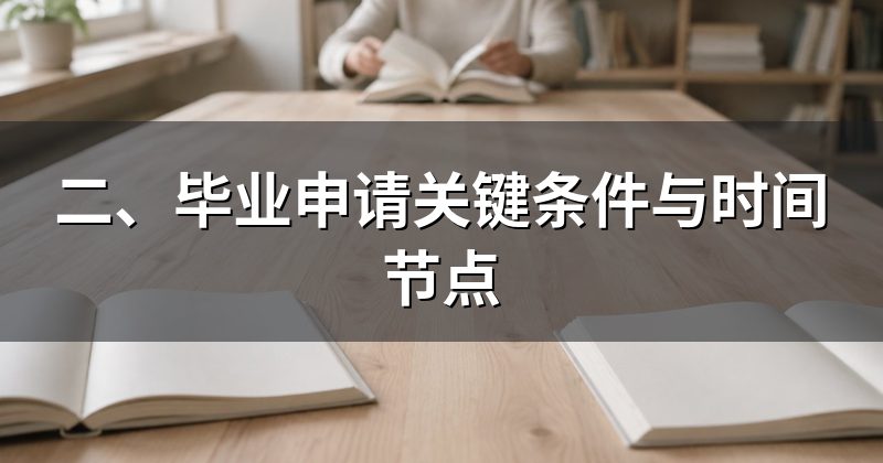 二、毕业申请关键条件与时间节点