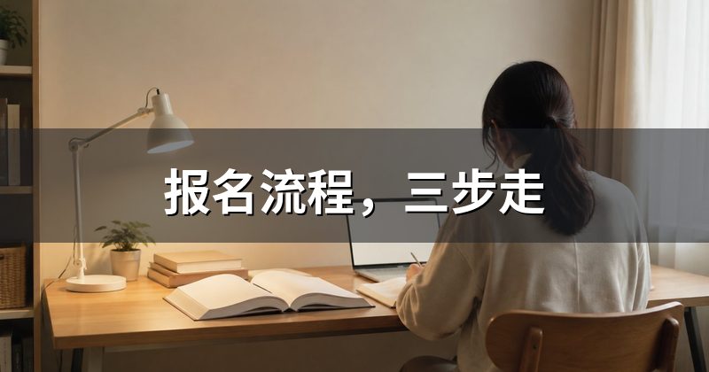 报名流程,三步走