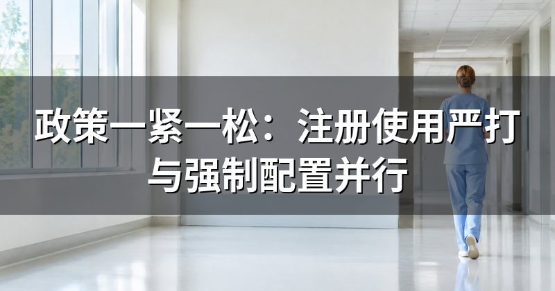 政策一紧一松:注册使用严打与强制配置并行
