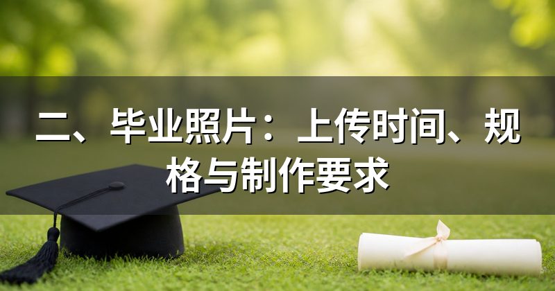 二、毕业照片:上传时间、规格与制作要求