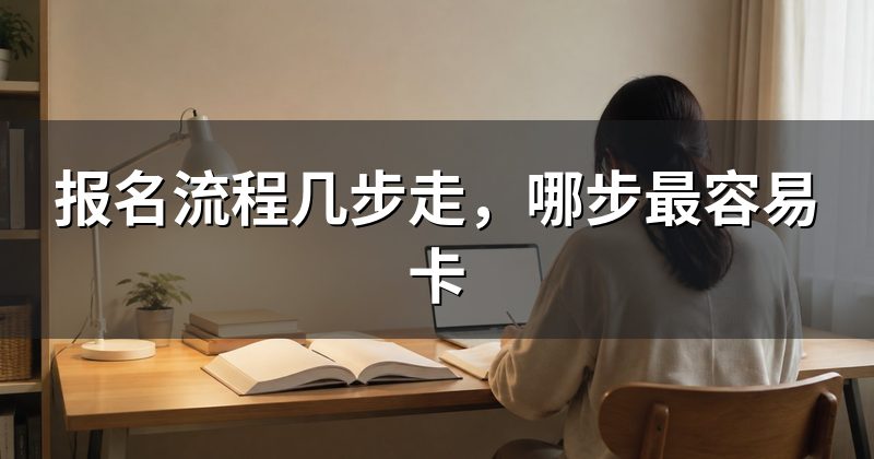 报名流程几步走,哪步最容易卡