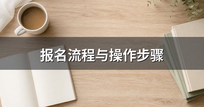 报名流程与操作步骤