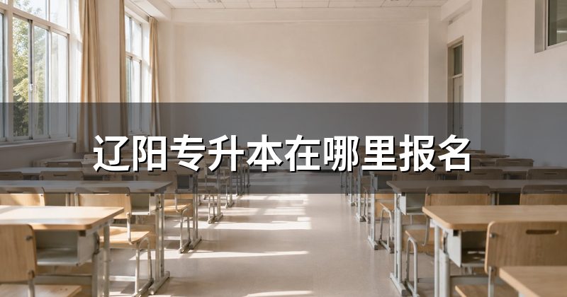 辽阳专升本在哪里报名