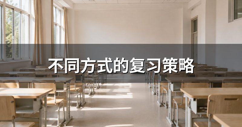 不同方式的复习策略