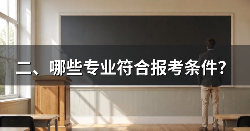 二、哪些专业符合报考条件？