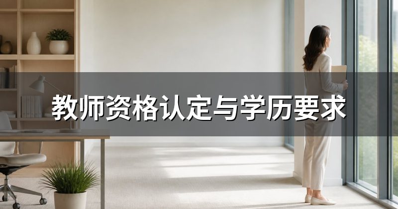 教师资格认定与学历要求
