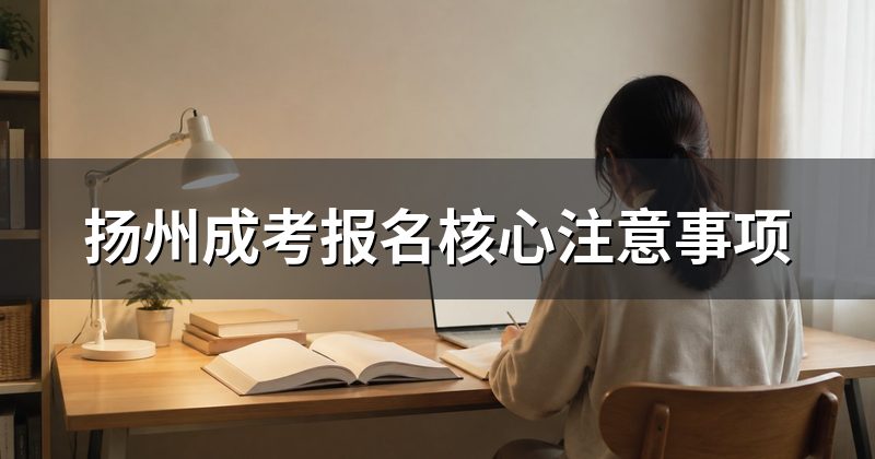 扬州成考报名核心注意事项