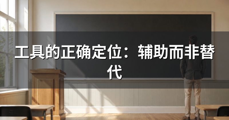 工具的正确定位：辅助而非替代