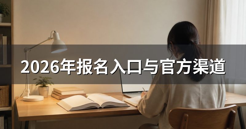 2026年报名入口与官方渠道