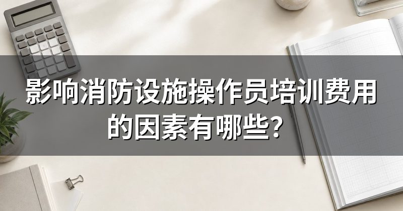 影响消防设施操作员培训费用的因素有哪些?