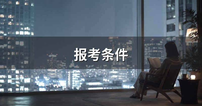 报考条件